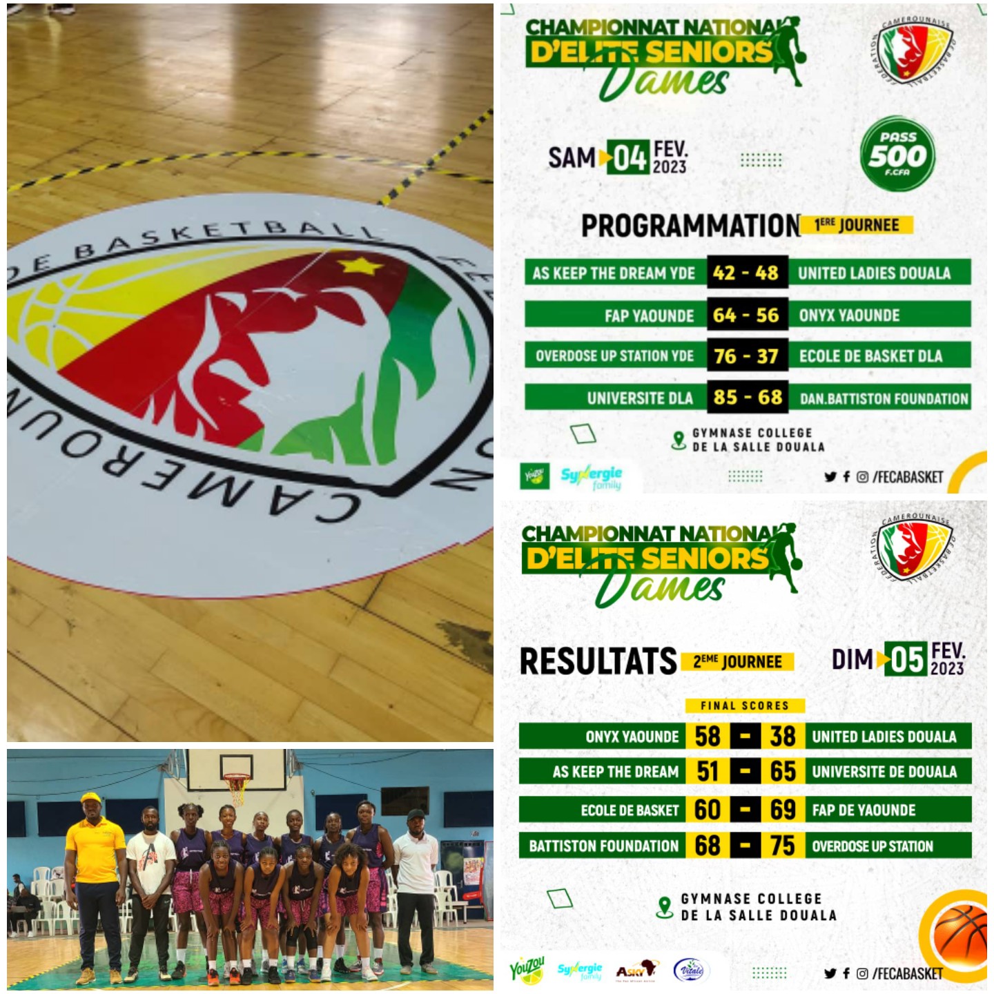 Read more about the article Cameroun/Championnat de basket dame 2023: C’est lancé, Bon départ pour Université de Douala!