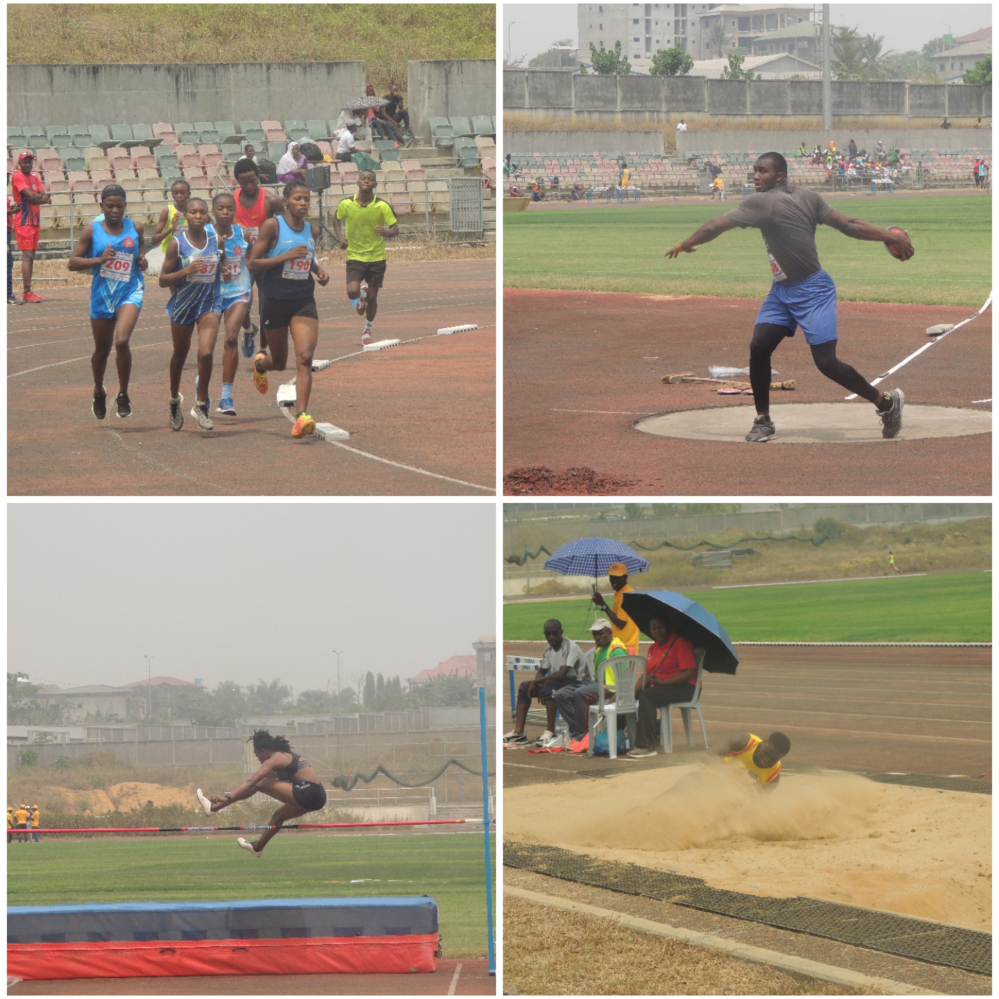 Read more about the article Athlétisme/Deuxième Meeting National 🇨🇲 : les athlètes camerounais améliorent leur temps