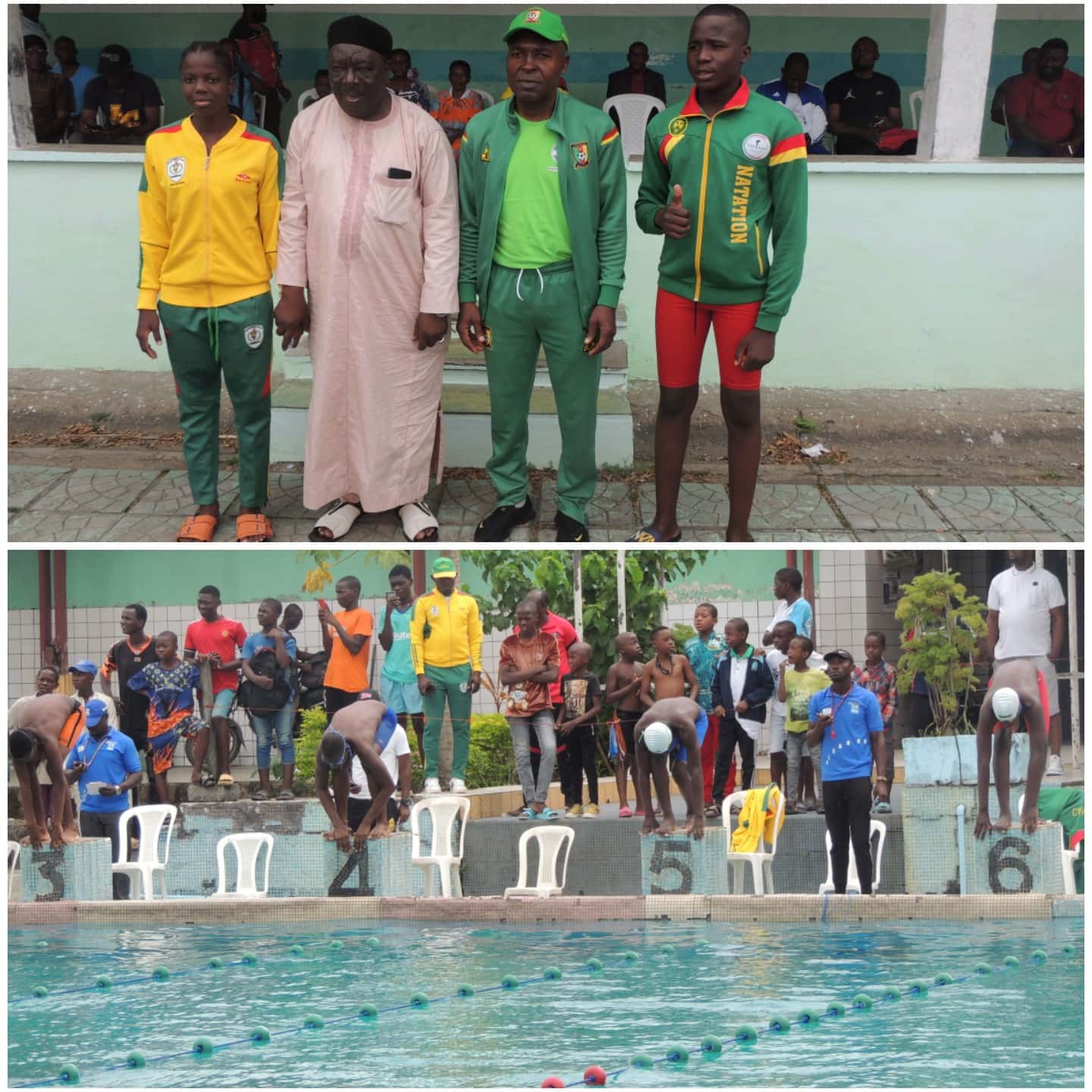 Read more about the article 🇨🇲 Championnat national 🏊: Hugo NGUICHIÉ et NGUELO’O NOUBISSI roi et reine de la résistance, les records nationaux battus (800m nage libre)
